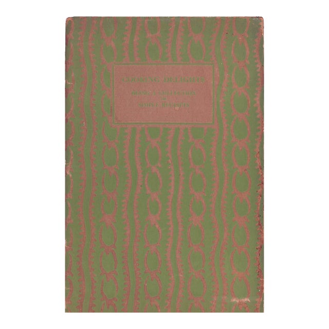 "Cooking Delights: Being a Collection of Simple Receipts for Those Who Care to Eat Well" Gurney, Ann For Sale