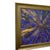 Abstract Acrylic Painting in Gold Frame – Textured Cosmic Burst Art, Blue & Gold Modern Wall Decor by Tatiana Duperault For Sale - Image 4 of 5
