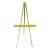 Vintage Chartreuse Painted Wood Artist’s Display Easel, 36" For Sale