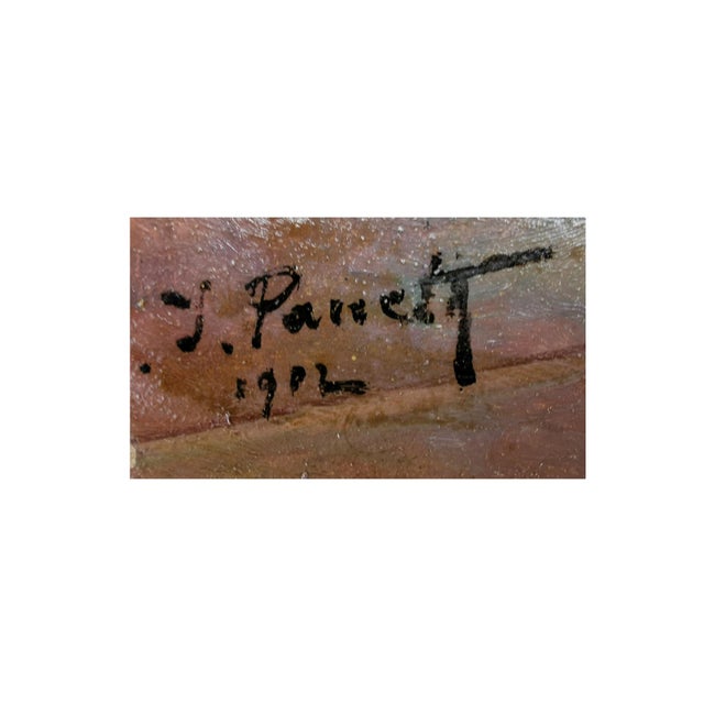 Lasarre Judavics-Paneth, Scholar in His Study, 1902, Oil Painting For Sale - Image 4 of 6