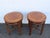 Late 20th Century Lane Hollywood Regency Inlay Side End Tables a Pair 3739 For Sale - Image 5 of 18