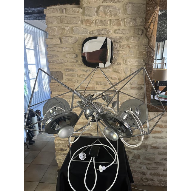 Polyhedra Sculpture Lamp from Guzzini, 1971 For Sale - Image 11 of 18