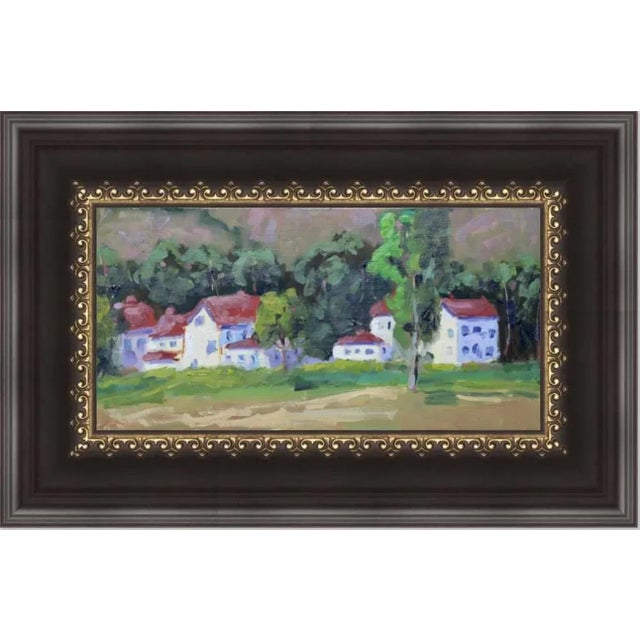 Fort Baker Plein Air Oil Painting Landscape For Sale - Image 9 of 9