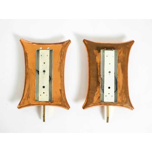 Large Mid-Century Church Wall Lamps in Copper and Brass, 1950s, Set of 2 For Sale - Image 15 of 18