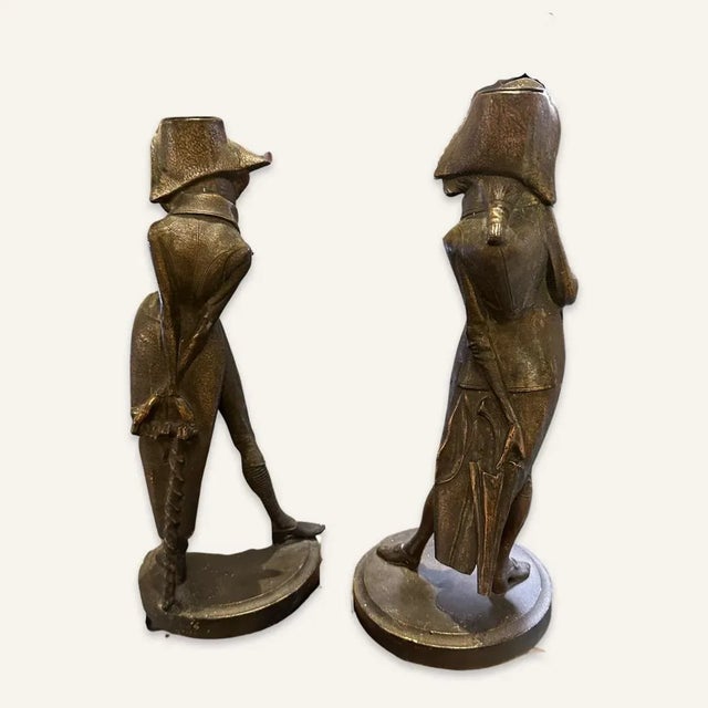 A pair of French “fin de siecle ” caricatures or grotesques. It was a time of caustic political and social commentary, and...