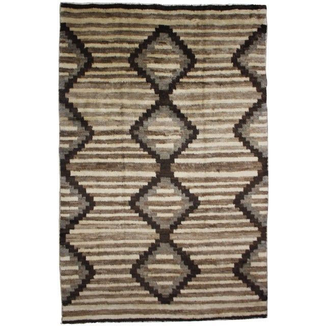 Aara Rugs Inc. Hand Knotted Navajo Style Rug - 12'7" X 9'6" For Sale