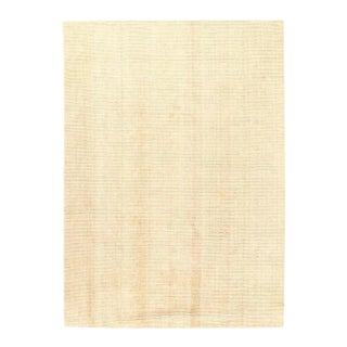 Pasargad DC Ivory Color Hand Knotted Modern Rug For Sale