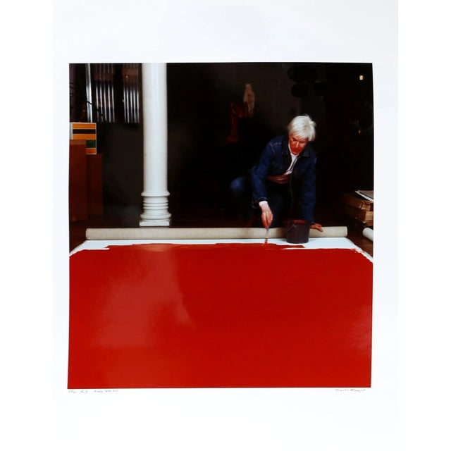 Andy Warhol Red Series Iii, Photo Portrait by Curtis Knapp For Sale - Image 4 of 4