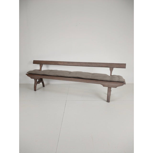 Victorian Pitch Pine Railway Bench with Reversible Backrest For Sale - Image 11 of 14
