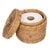 2020s Artifacts Rattan Round Single Tissue Roll Box in Honey Brown For Sale - Image 5 of 6