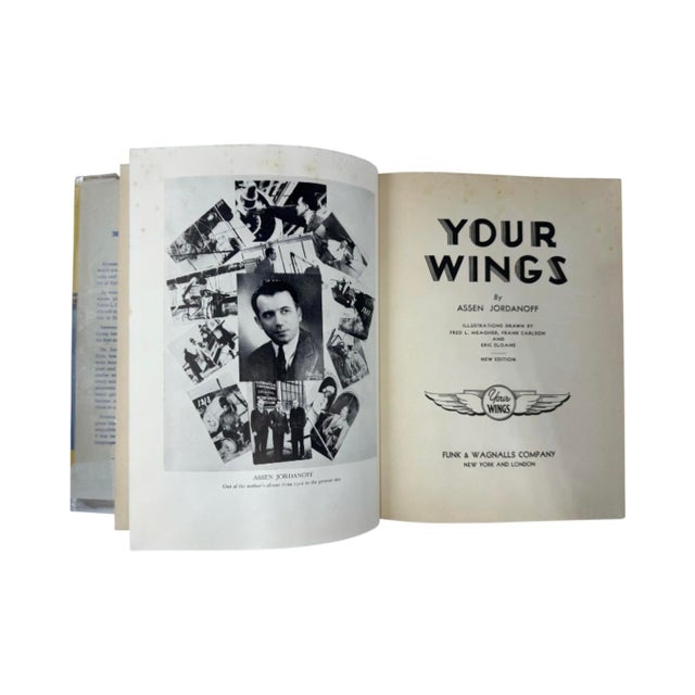 American Your Wings by Assen Jordanoff 1940 Aviation Flying Book For Sale - Image 3 of 11