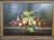 Rustic European Late 20th Century Large Hand-Painted Traditional Fruit Still Life Oil on Canvas in Ornate Carved Frame For Sale - Image 3 of 16