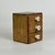 American Early 20th Century Small 3 Drawer Wood Chest With Ceramic Knobs, Hand Crafted & Constructed For Sale - Image 3 of 13