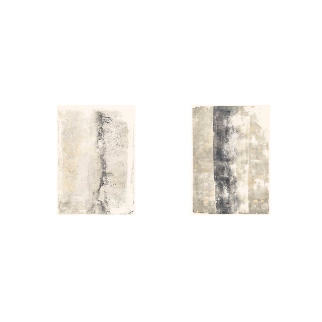 Print Set (2) Presidio Play 11-12 10*14 Reproduction Abstract Neutral Art Painting by Carrie Bergey For Sale - Image 4 of 6