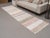 1970s Vintage Handmade Wool Cotton Cream Runner Rug For Sale - Image 10 of 11