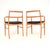 Arne Vodder Vintage Danish Carver Chairs attributed to Arne Vodder for Sibast, 1960s, Set of 2 For Sale - Image 4 of 11