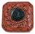 Ooak Cinnabar Box/ Antique Jet Cameo For Sale
