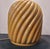Yellow Torchon Ceramic Table Lamp in the style of Tommaso Barbi, 1970s For Sale - Image 6 of 11