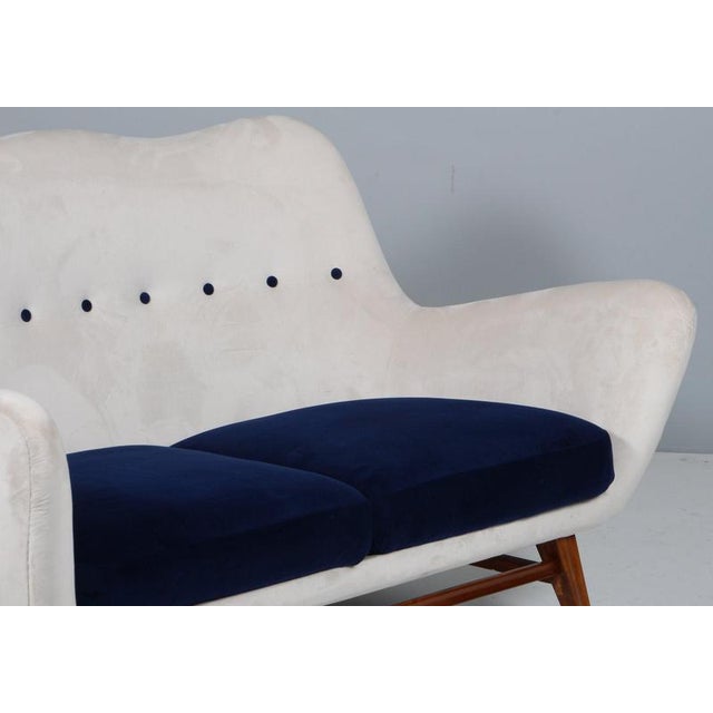 Scandinavian Two Seater Sofa, 1950s For Sale - Image 4 of 8