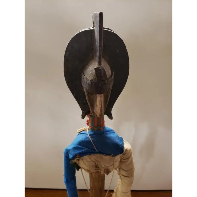 Mid 20th Century Bamana Sogo Bo Merekun Puppet From Mali on Metal Stand For Sale - Image 4 of 8