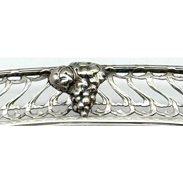 Tiffany & Co. Sterling Tray Grape & Vine Design Influences Paulding Farnham For Sale - Image 10 of 12
