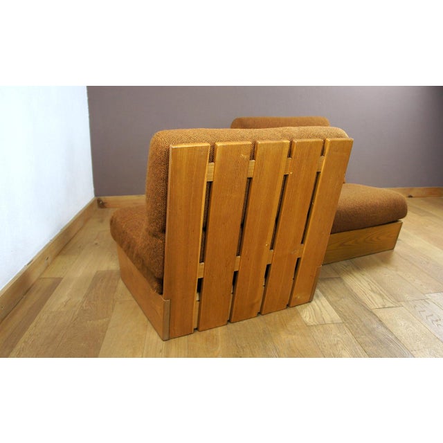 1960s Vintage Free-Form Lounge Chairs in Light Wood, 1960s, Set of 2 For Sale - Image 5 of 8