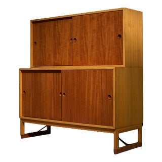 Öresund Cabinet in Teak and Oregon Pine by Børge Mogensen for Karl Andersson, Sweden, 1950s For Sale