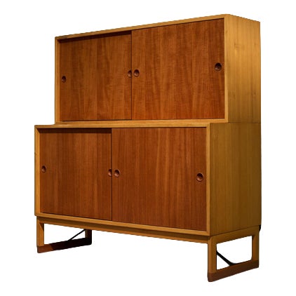 Öresund Cabinet in Teak and Oregon Pine by Børge Mogensen for Karl Andersson, Sweden, 1950s For Sale