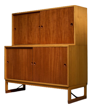 Öresund Cabinet in Teak and Oregon Pine by Børge Mogensen for Karl Andersson, Sweden, 1950s