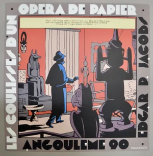 Edgard P. Jacobs, Blake and Mortimer: Behind the Scenes of a Paper Opera, Silkscreen