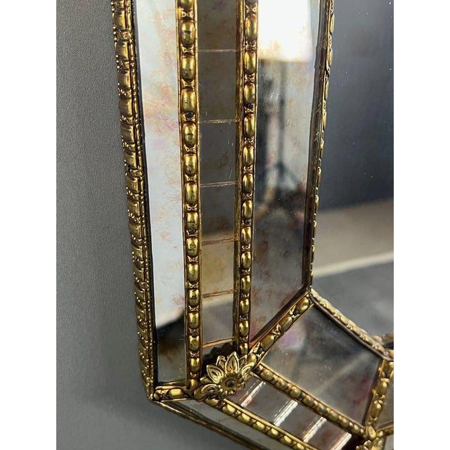 Large 20th Century Rectangular Beveled Mirror For Sale - Image 4 of 10