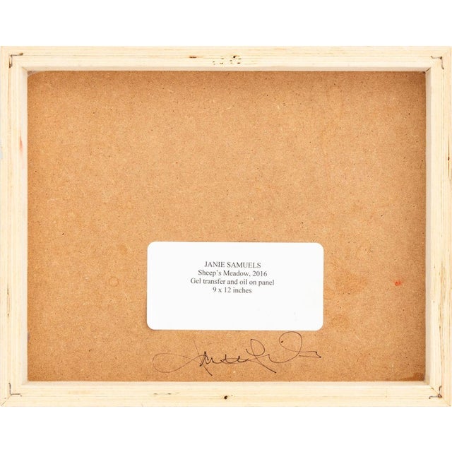 2010s Janie Samuels Sheep's Meadow Gel Transfer & Oil For Sale - Image 5 of 6