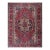 1890s Red Rust Medallion Antique Persian Serapi Rug 12'3" X 15'10" Handknotted Wool Carpet For Sale
