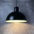 Metal Vintage Black Pendant Lamp by Jo Hammerborg for Fog & Mørup, 1970s For Sale - Image 7 of 7