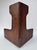 Vintage 1970s Wood Corner Shelf Wall Display For Sale - Image 6 of 10