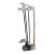 Mid-Century Modernist Danny Alessandro Steel Chrome Fireplace Tool Set For Sale