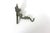 Brass Vintage Brass Serpent Hook For Sale - Image 8 of 10