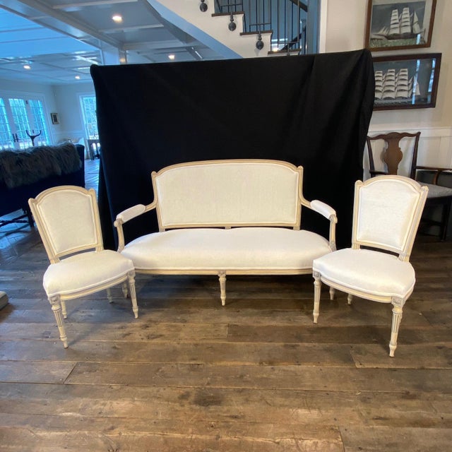 19th Century Side Chairs From Rare Salon Suite -a Pair For Sale - Image 12 of 12