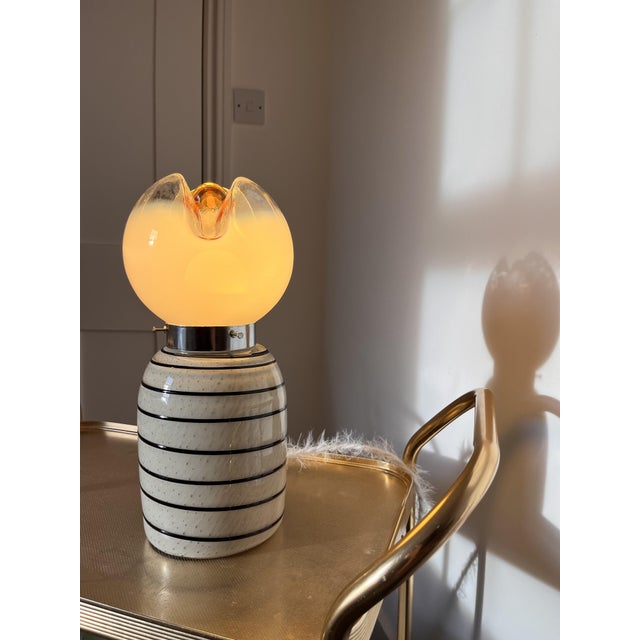 Mid-Century Modern Murano MCM Table Lamp, 1960s For Sale - Image 3 of 6