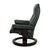 Set of Sunrise Lounge Chair and Ottoman in Leather and Green Fir from Stressless For Sale - Image 15 of 17
