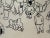 Hannah Kigusiuq Inuit Cape Dorset Stencil Print Gathering for Feast 1978 Signed For Sale In Atlanta - Image 6 of 10