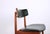 Danish Chairs in Teak, Black Skai and Brass by Sven Chrobat for Sax, 1960, Set of 4 For Sale - Image 3 of 18