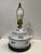 Frederick Cooper Blue & White Ceramic Vintage Table Lamp, Chicago. For Sale In San Diego - Image 6 of 12