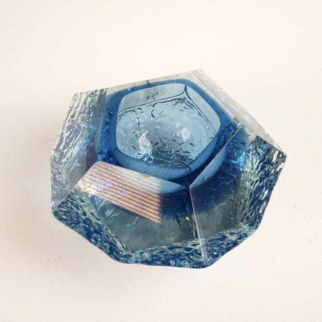 Sculptural Murano Glass Ashtray from Gianfranco Mandruzzato, 1960s For Sale - Image 12 of 15
