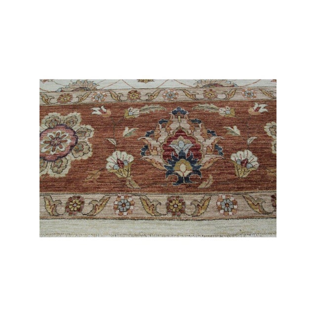12x18 Handwoven Indian Agra Area Rug - 108164 For Sale In Dallas - Image 6 of 13