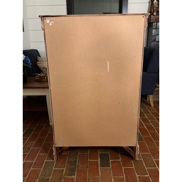 Wood Tall 5-Drawer Chest For Sale - Image 7 of 7