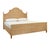 Contemporary Matthew Izzo Home Chamberlain King Arched Headboard, Side Rails, and Footboard in Rattan With Wood Feet For Sale - Image 3 of 8
