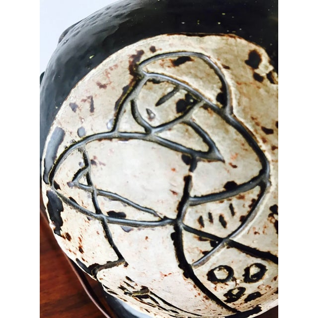 1950s Figural Ceramic Lamp For Sale - Image 4 of 11