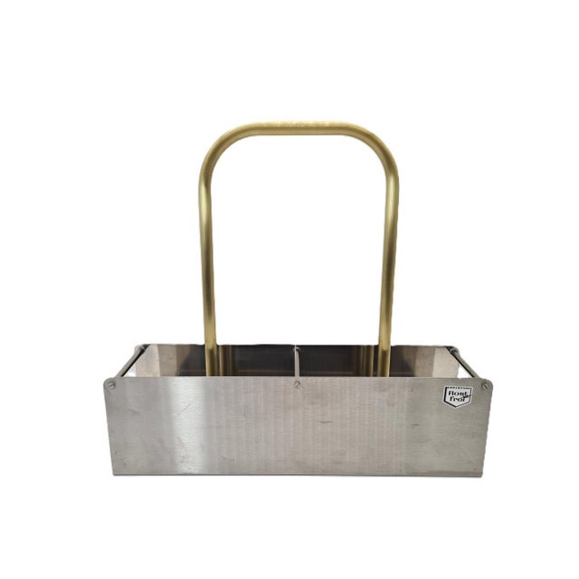 Vintage 4-Bottle Rack from Ristok, Germany, 1970s For Sale - Image 12 of 12