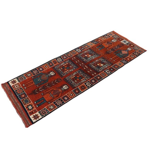 Hand-knotted in wool, a 4x11 rug from Rug & Kilim’s newly unveiled curation of rare tribal pieces. Originating from Turkey...